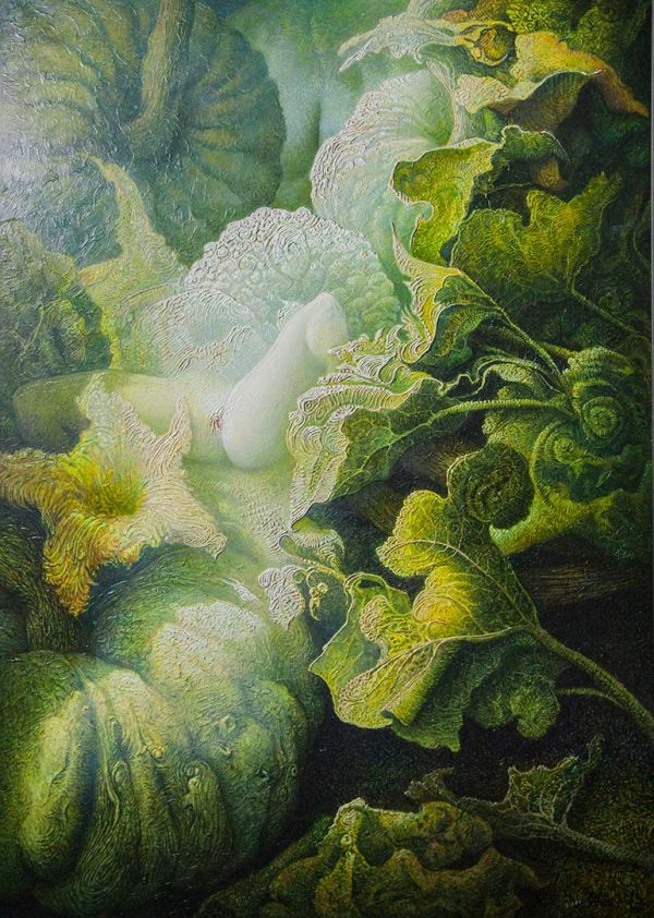 Facciamo il punto sulle zucche volanti - OLIO SU TELA, 100x140 cm